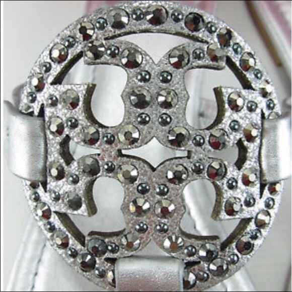 NEW• Tory Burch Miller Embellished Sandals - Picture 5 of 9